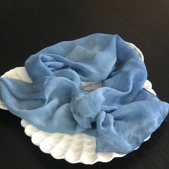 SOLD❗️at yART SALE Hand Dyed Silk Scarf in a Box - Picture 6 of 8